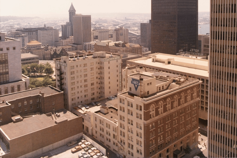 View of YWCA's 5th and Seneca building